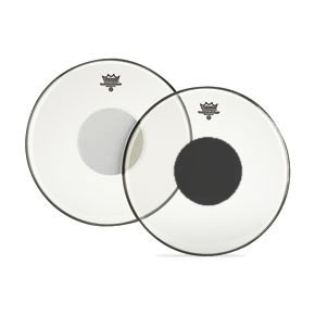 REMO CS-1322-10- CONTROLLED SOUND 22` CLEAR BLACK DOT BASS прозрачный пластик с черным центром REMO CS-1322-10- CONTROLLED SOUND 22` CLEAR BLACK DOT BASS прозрачный пластик с черным центром