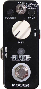 Mooer Blade - мини-педаль Metal Distortion Mooer Blade - мини-педаль Metal Distortion