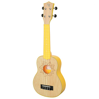 MARTIN ROMAS MRP-FLOWER YW - укулеле сопрано, желтая MARTIN ROMAS MRP-FLOWER YW - укулеле сопрано, желтая