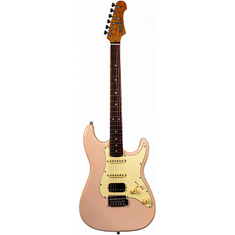 JET JS-400 PK R - электрогитара, stratocaster, HSS, розовый