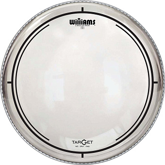 WILLIAMS W2-7MIL-13 Double Ply Clear Oil Target Series 13",Двухслойный пластик для тома и малого бар WILLIAMS W2-7MIL-13 Double Ply Clear Oil Target Series 13",Двухслойный пластик для тома и малого бар