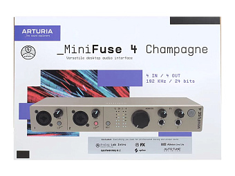 Arturia MiniFuse 4 Champagne - аудио интерфейс USB Arturia MiniFuse 4 Champagne - аудио интерфейс USB