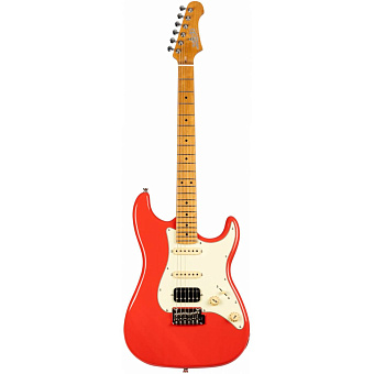 JET JS-400 CRD - электрогитара, stratocaster, HSS, цвет коралловый красный JET JS-400 CRD - электрогитара, stratocaster, HSS, цвет коралловый красный