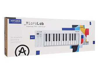 Arturia MicroLab 3 White - MIDI клавиатура 25 клавиш