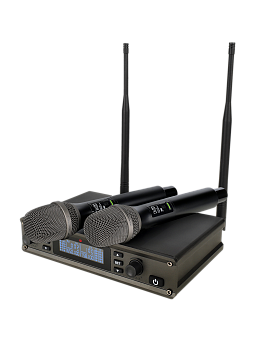 Axelvox DX800HT - микрофонная радиосистема с 2 ручными микрофонами