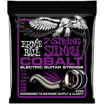 ERNIE BALL 2729 Cobalt Slinky Power 11-58 - струны для электрогитары 7-струнной ERNIE BALL 2729 Cobalt Slinky Power 11-58 - струны для электрогитары 7-струнной