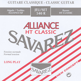 Savarez 540R Alliance HT Classic - комплект струн для классической гитары, норм.натяжение Savarez 540R Alliance HT Classic - комплект струн для классической гитары, норм.натяжение