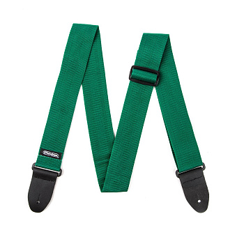 Dunlop D0701RG Poly Green ремень для гитары, полистирол, зеленый