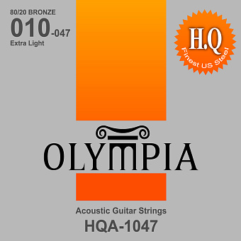 Olympia HQA1047 Струны для акустической гитары 10-47