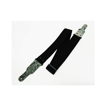 Fidel FL00014C Cotton - ремень для гитары, хлопок, черный