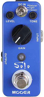 Mooer Solo - мини-педаль Distortion Mooer Solo - мини-педаль Distortion