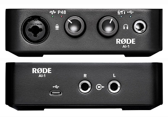 RODE AI-1 - одноканальный USB аудиоинтерфейс с комбо XLR/инструмент. входом RODE AI-1 - одноканальный USB аудиоинтерфейс с комбо XLR/инструмент. входом