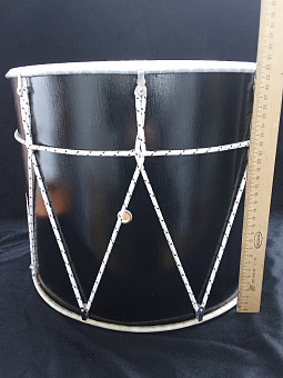 MEZZO MZ-B14bk - барабан кавказский 14", цвет черный, с чехлом