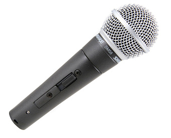 SHURE SM58S - вокальный динамический кардиоидный микрофон (с выключателем) SHURE SM58S - вокальный динамический кардиоидный микрофон (с выключателем)
