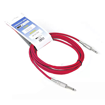 INVOTONE ACI1302 R - инструментальный кабель, 6,3 джек моно <-> 6,3 джек моно, длина 2 м (красный) INVOTONE ACI1302 R - инструментальный кабель, 6,3 джек моно <-> 6,3 джек моно, длина 2 м (красный)