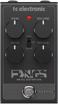 TC Electronic FANGS METAL DISTORTION - педаль эффектов, дисторшн