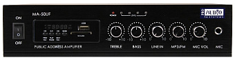 PROAUDIO MA-50UF Трансляционный микшер-усилитель PROAUDIO MA-50UF Трансляционный микшер-усилитель