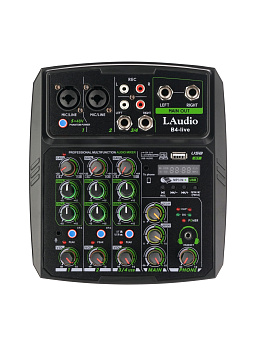 LAudio B4-live Микшерный пульт, 4 канала LAudio B4-live Микшерный пульт, 4 канала