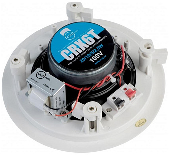 CVGaudio CRX6T - потолочная двухполосная акустическая система 2,5/5/10/20W, 100V, круглая, белая CVGaudio CRX6T - потолочная двухполосная акустическая система 2,5/5/10/20W, 100V, круглая, белая