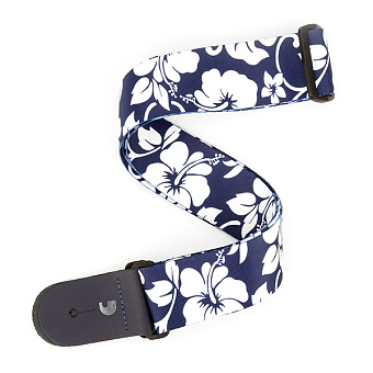Planet Waves P20S1503 World Ремень для гитары, рисунок «Hibiscus», синий