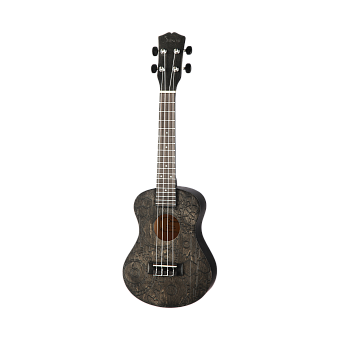 Shinobi D-23/WT - укулеле концерт с авторским рисунком Shinobi D-23/WT - укулеле концерт с авторским рисунком