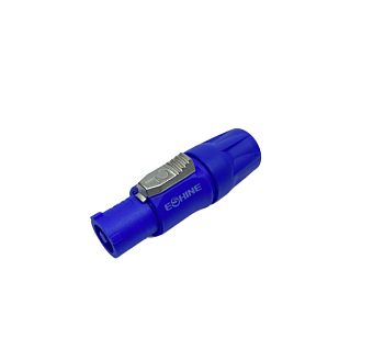 ESHINE ES-808A - кабельный разъем PowerCON, power IN (вход питания), синий ESHINE ES-808A - кабельный разъем PowerCON, power IN (вход питания), синий