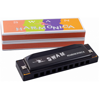 Swan SW1020-4 - губная гармошка диатоническая, тональность - До Swan SW1020-4 - губная гармошка диатоническая, тональность - До