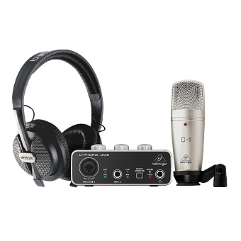 BEHRINGER U-PHORIA STUDIO - комплект для домашней студии звукозаписи BEHRINGER U-PHORIA STUDIO - комплект для домашней студии звукозаписи