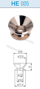 PARTS HE005CR Кнопка под ремень, хром PARTS HE005CR Кнопка под ремень, хром