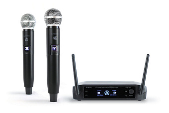AuraSonics DUET 20S2 двойная радиосистема с ручными динамическими микрофонами 