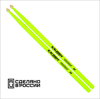 Kaledin Drumsticks 7KLHBYL5A Yellow 5A - барабанные палочки, граб, флуоресцентные желтые Kaledin Drumsticks 7KLHBYL5A Yellow 5A - барабанные палочки, граб, флуоресцентные желтые