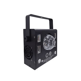 Led Star MA-E007A Эффект светодиодный, 4в1, волшебный шар, УФ, стробоскоп, лазер красный/зеленый Led Star MA-E007A Эффект светодиодный, 4в1, волшебный шар, УФ, стробоскоп, лазер красный/зеленый