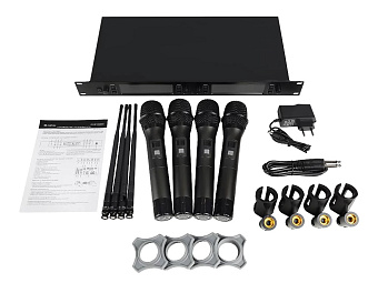 Axelvox DWS7000HT(FC Bundle) - радиосистема с 4 ручными микрофонами, UHF 710-726 MHz, 4х16 каналов Axelvox DWS7000HT(FC Bundle) - радиосистема с 4 ручными микрофонами, UHF 710-726 MHz, 4х16 каналов