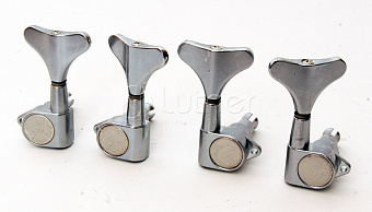Caraya MB-1001-CR Комплект колковой механики для бас-гитары, 2+2 Caraya MB-1001-CR Комплект колковой механики для бас-гитары, 2+2