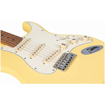 JET JS-300 VYW - электрогитара, Stratocaster, SSS, цвет винтажный желтый JET JS-300 VYW - электрогитара, Stratocaster, SSS, цвет винтажный желтый