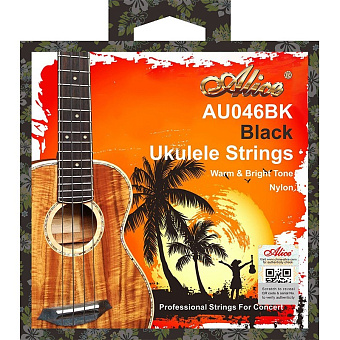 Alice AU046BK-C Комплект струн для концертного укулеле Alice AU046BK-C Комплект струн для концертного укулеле