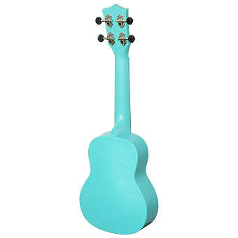MARTIN ROMAS MRP-FLOWER LBL - укулеле сопрано, голубая MARTIN ROMAS MRP-FLOWER LBL - укулеле сопрано, голубая
