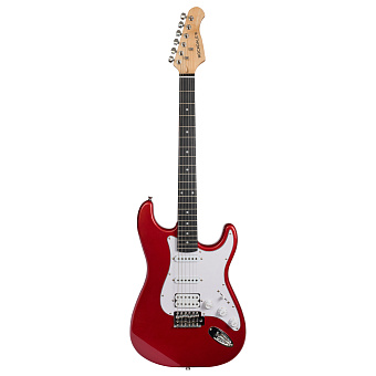 ROCKDALE Stars HSS Red Metallic - электрогитара, стратокастер.Корпус-тополь.Гриф-клён.22 лада ROCKDALE Stars HSS Red Metallic - электрогитара, стратокастер.Корпус-тополь.Гриф-клён.22 лада