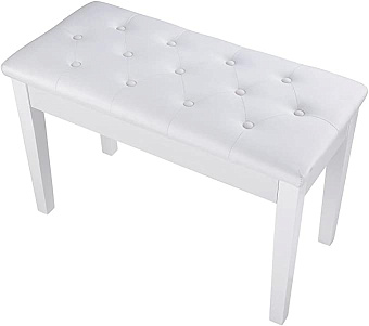 Smiger S90 WHITE - банкетка для двоих исполнителей, отсек под сидением, цвет белый Smiger S90 WHITE - банкетка для двоих исполнителей, отсек под сидением, цвет белый