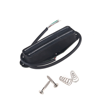 Musiclily M533 - звукосниматель хамбакер, рельсовый, черный Musiclily M533 - звукосниматель хамбакер, рельсовый, черный