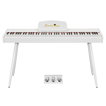 EMILY PIANO D-47 WH - цифровое фортепиано, белое матовое EMILY PIANO D-47 WH - цифровое фортепиано, белое матовое
