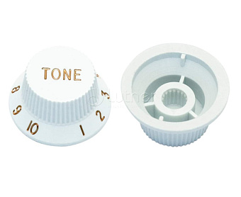 Paxphil KPT15WH Ручка потенциометра, Tone, белая Paxphil KPT15WH Ручка потенциометра, Tone, белая