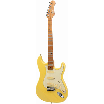 JET JS-300 VYW - электрогитара, Stratocaster, SSS, цвет винтажный желтый JET JS-300 VYW - электрогитара, Stratocaster, SSS, цвет винтажный желтый