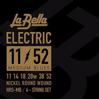 La Bella HRS-LW Hard Rockin Steel Комплект струн для электрогитары, никелированные, Light, 10-46 La Bella HRS-LW Hard Rockin Steel Комплект струн для электрогитары, никелированные, Light, 10-46