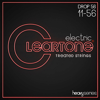 Cleartone 9456 Heavy Series Комплект струн для электрогитары, никелированные, с покрытием, 11-56 Cleartone 9456 Heavy Series Комплект струн для электрогитары, никелированные, с покрытием, 11-56