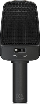 BEHRINGER B 906 - динамический микрофон с переключателем: НЧ фильтр, подъем ВЧ, линейная АЧХ BEHRINGER B 906 - динамический микрофон с переключателем: НЧ фильтр, подъем ВЧ, линейная АЧХ