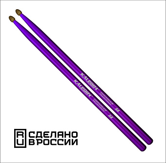 Kaledin Drumsticks 7KLHBVL5A Violet 5A - барабанные палочки, граб, флуоресцентные фиолетовые Kaledin Drumsticks 7KLHBVL5A Violet 5A - барабанные палочки, граб, флуоресцентные фиолетовые