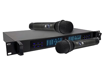 Axelvox DWS7000HT (RT Bundle) - радиосистема с 2 ручными микрофонами, UHF 710-726 MHz, 2х32 канала