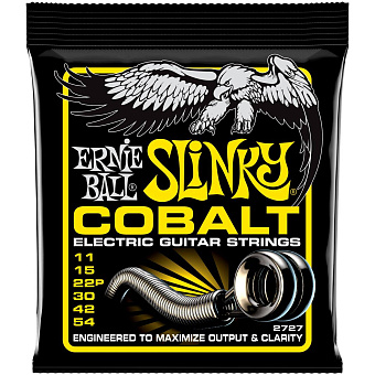 ERNIE BALL 2727 Cobalt Slinky Beefy 11-54 - струны для электрогитары ERNIE BALL 2727 Cobalt Slinky Beefy 11-54 - струны для электрогитары