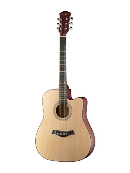 Fante FT-221-N Акустическая гитара, с вырезом 41", цвет натуральный Fante FT-221-N Акустическая гитара, с вырезом 41", цвет натуральный